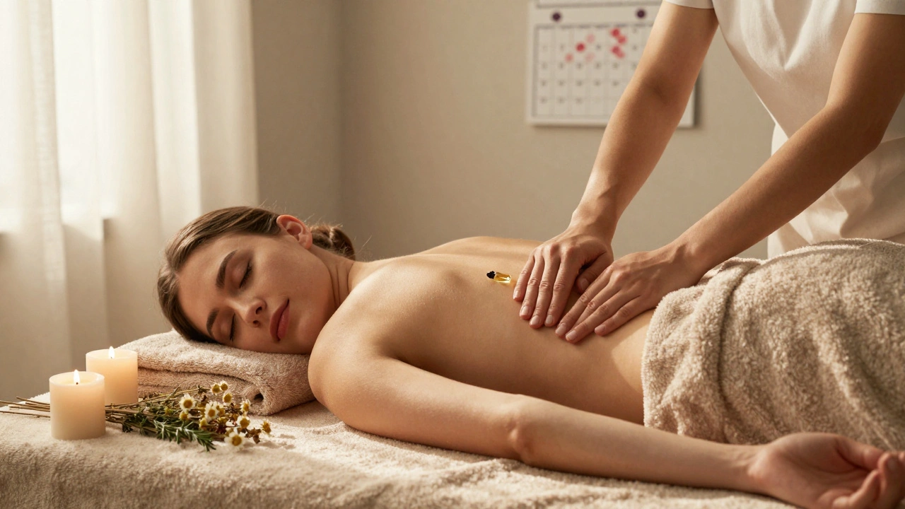 Yoni masáž a menstruační cyklus: Jak přizpůsobit doteky fázím těla